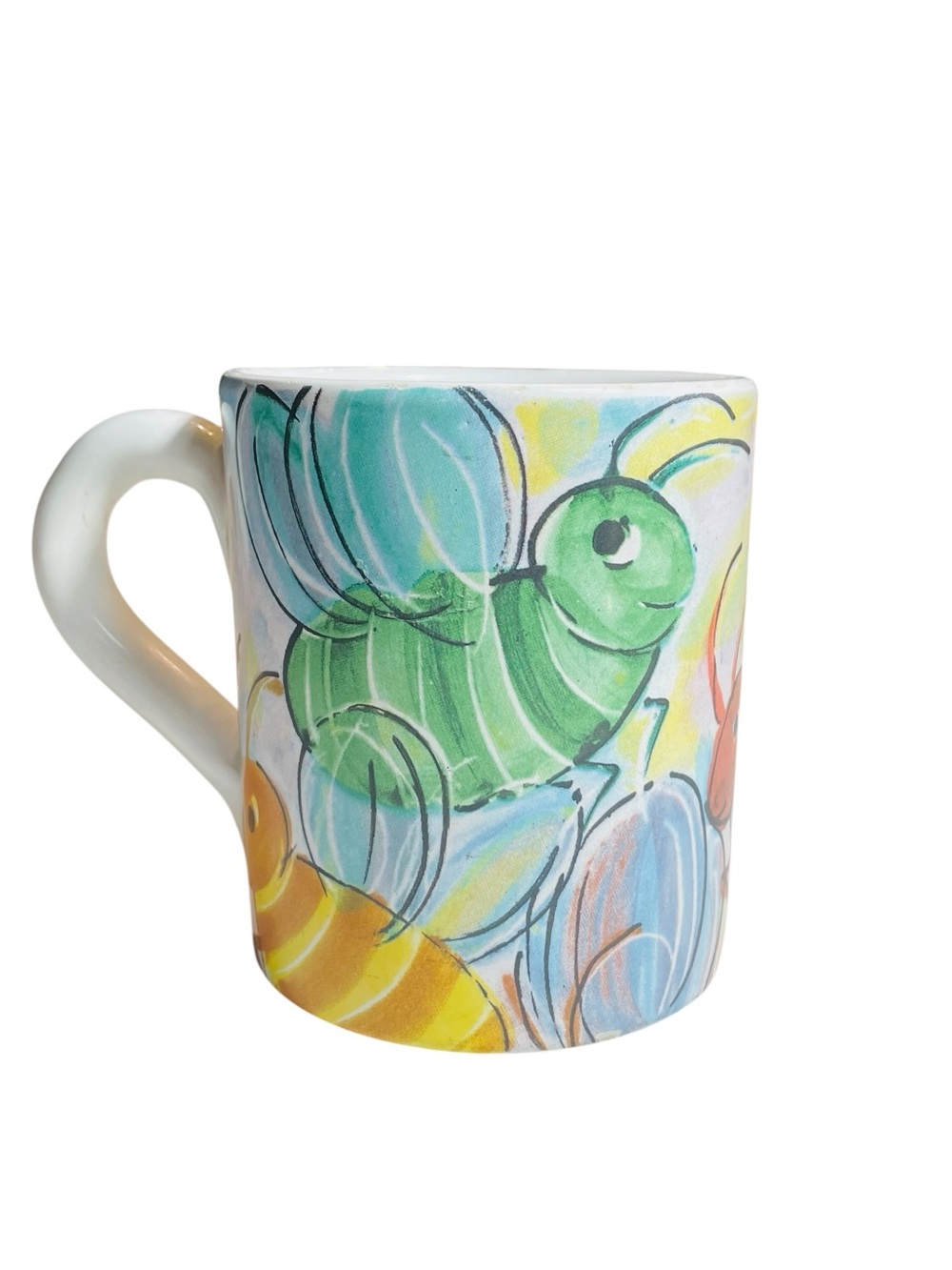 Starbucks Bellini Hand-Crafted Italian Ceramic Coffee Tea Mug with Bee Design
